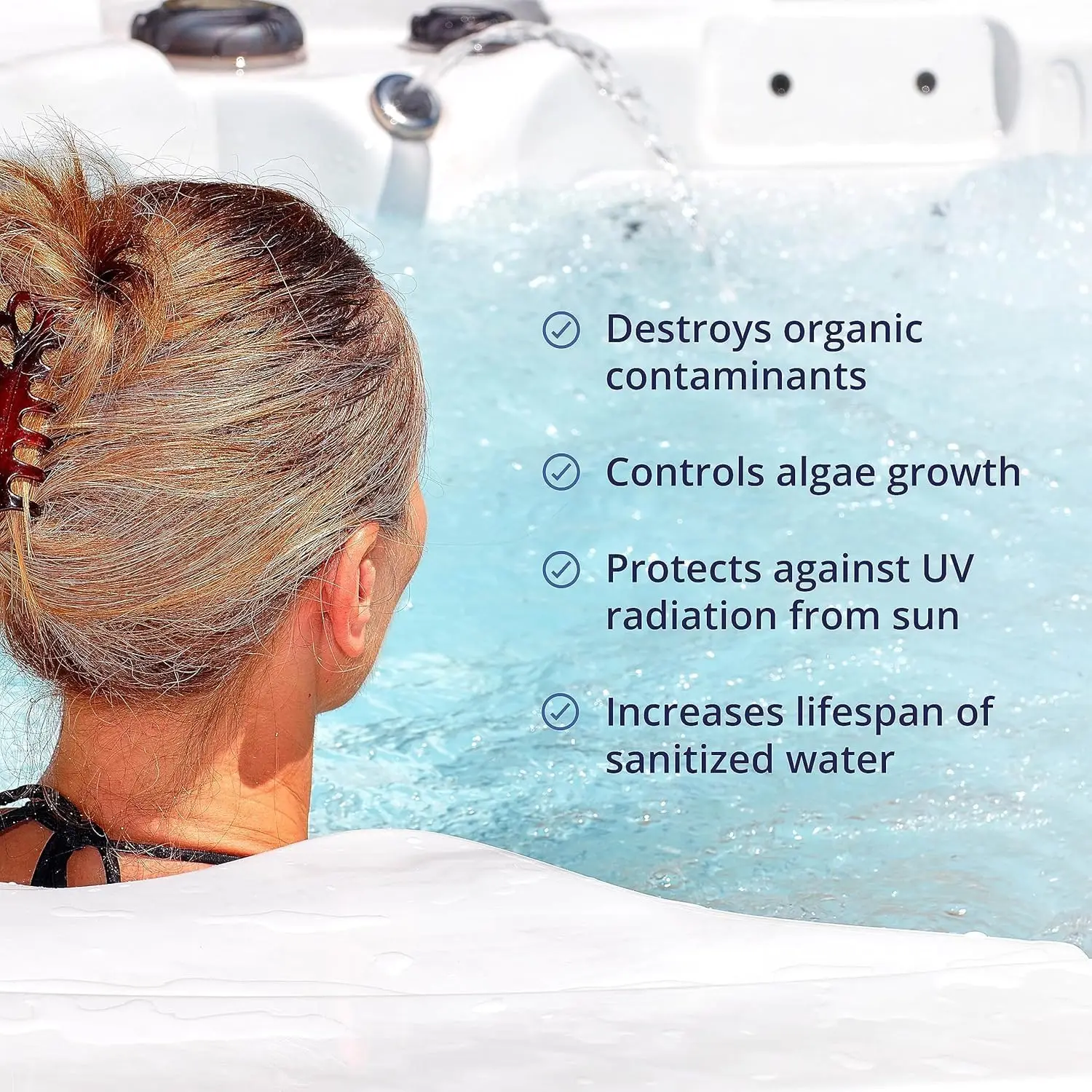 50Pcs Swimming Pool Cleaning Tablet Multifunctional Concentrate Effervescent Clean Spa Chlorine Bromine Tablet Cleaning Supplies