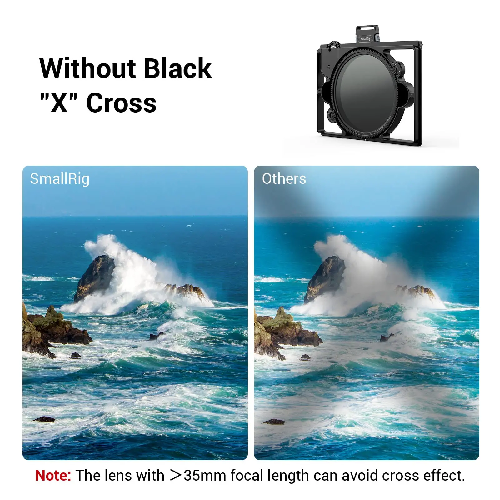 SMALLRIG VND Filter Kit,Featuring 8 Stops,Variable Neutral Density Including 2 CPL Detachable Magnetic Circular-Polarizing Lens