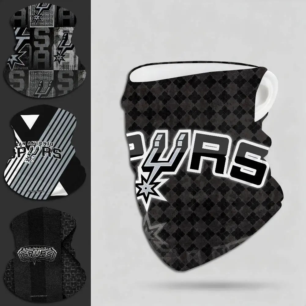 Gola Tubular Respirável San Antonio Spurs Sem Costura com Proteção UV para Esqui, Motociclismo, Ciclismo e Caminhada