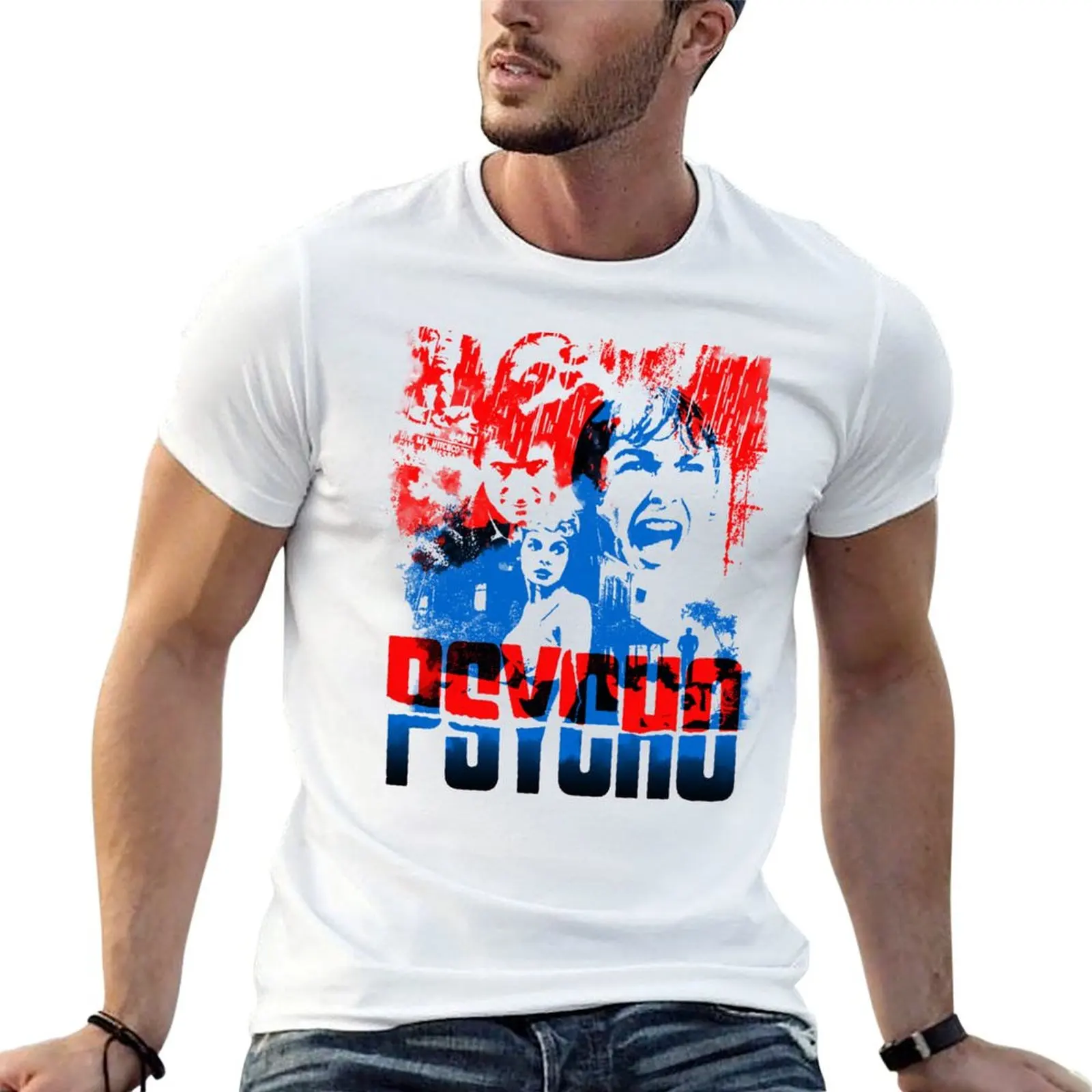 Hitchcock Psycho T-Shirt Soft Anti-Shrink Cotton Tee