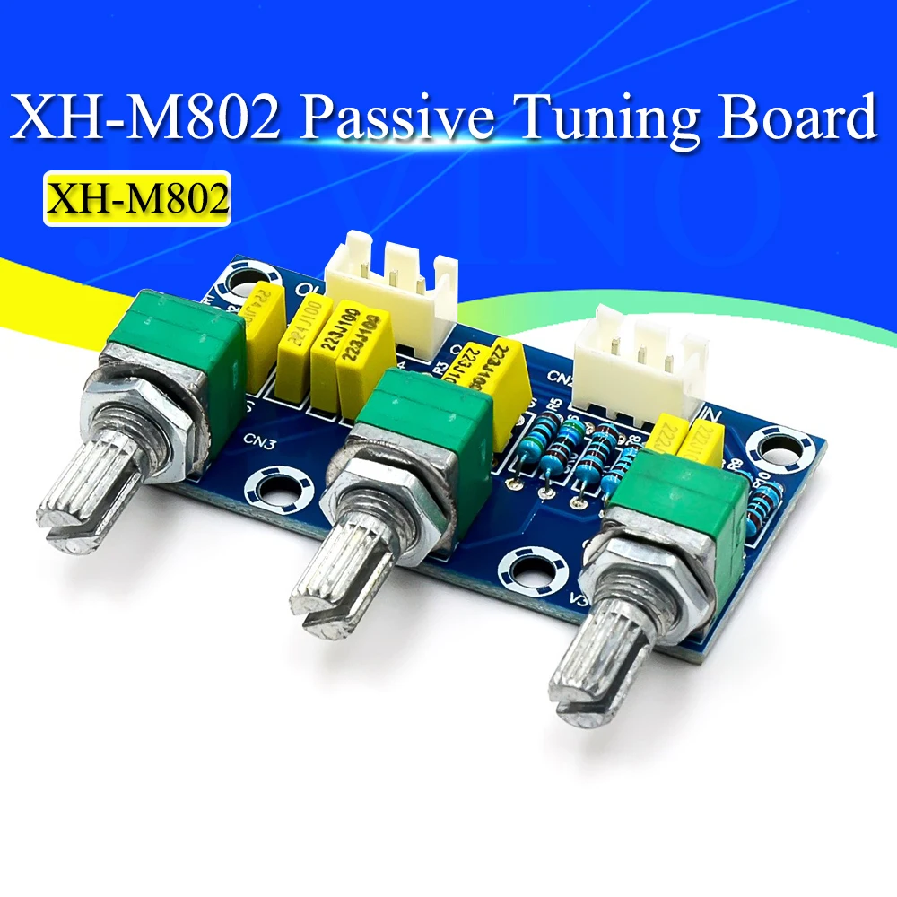 XH-M802 Passive Tone Board Amplifier Preamp Power Module Low High Sound Adjustment Electonic Diy Electronic PCB Board