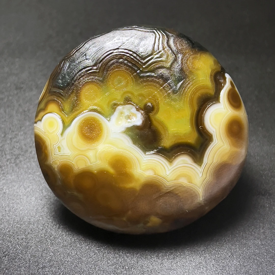 Wishing Agate Bead Pure Natural Color Agate for DIY Jewelry Making Home Decor Accessories Natural Minerals Evil Eyes G01-19