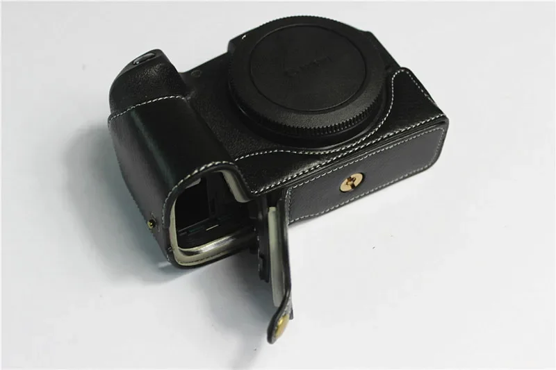 

For Canon EOS RP Genuine Real Leather Half Camera Case Grip hand strap