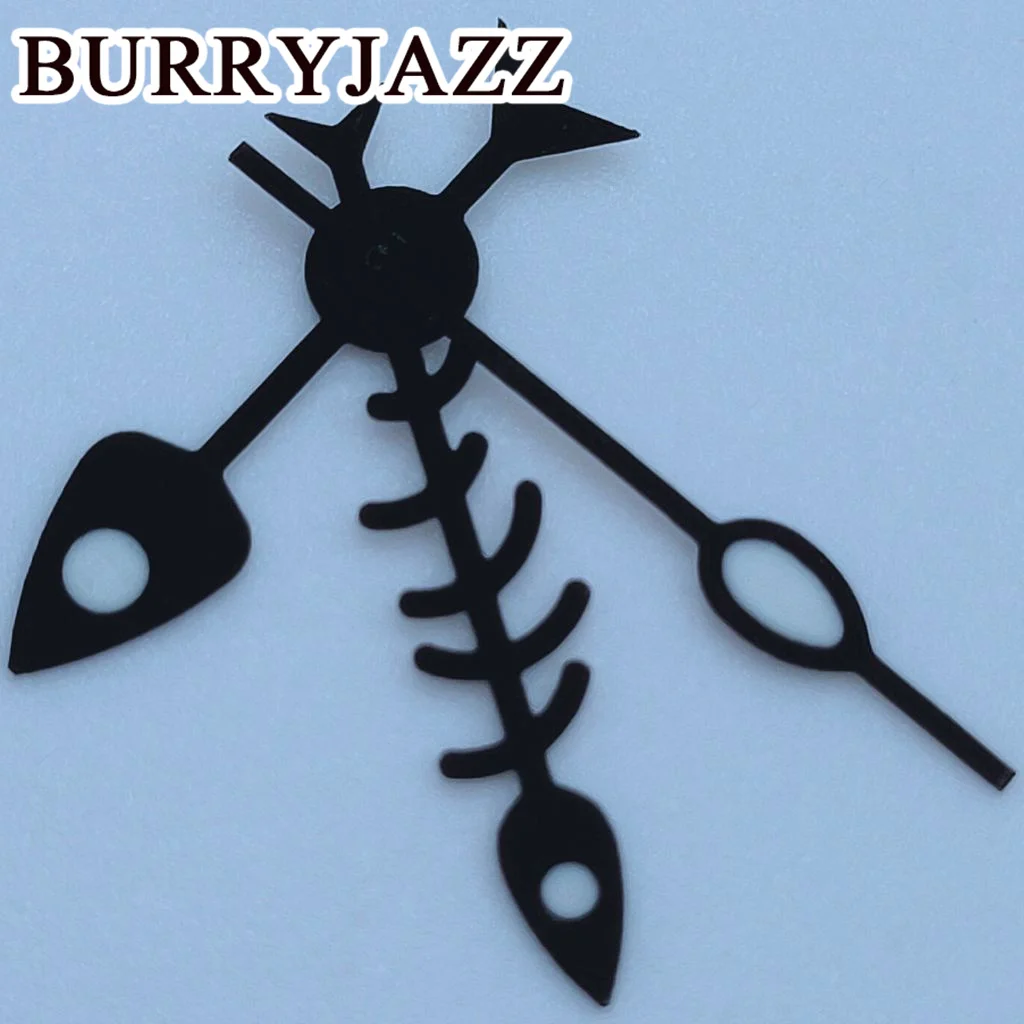 BURRYJAZZ NH35 NH36 NH38 7S26 7S36 4R35 4R36 Watch Hands Black White Hands Green Luminous