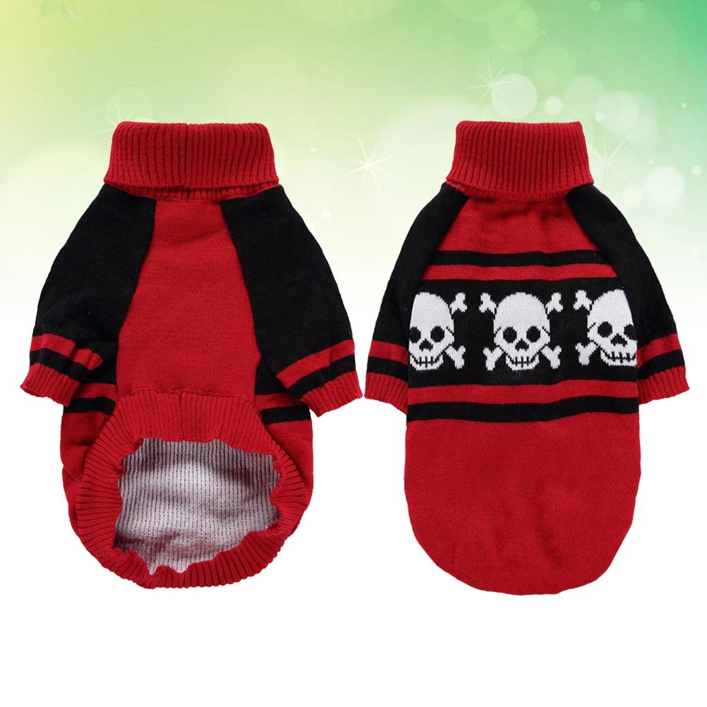 

Skull Dog Clothes Halloween Costumes Jumpsuit for Puppy Pet Outfit Funny Puppies