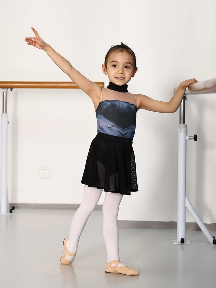 Danzbaby ballet costume, children's art exam, high hip body costume, basic training, dance, gymnastics costume, practice