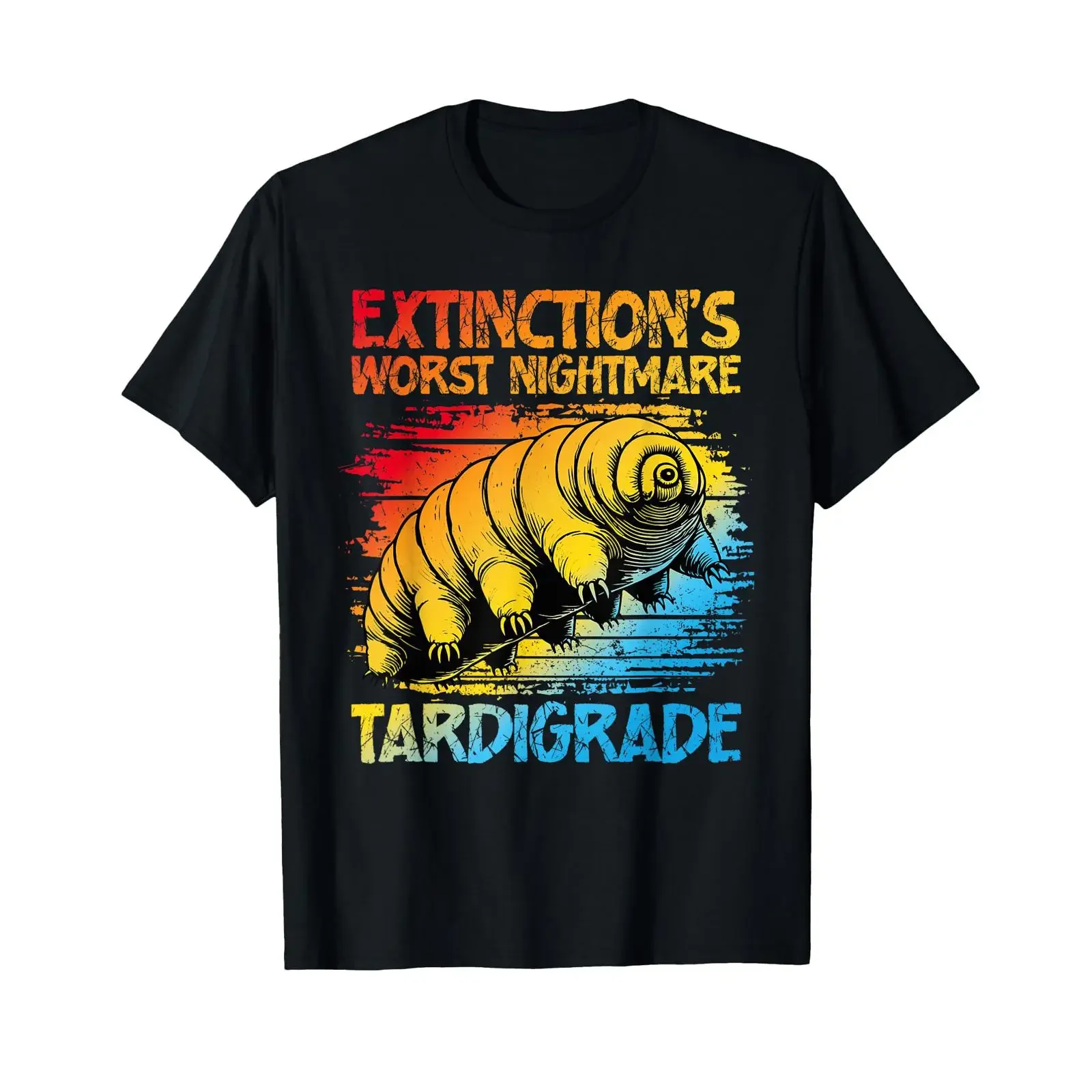 Extinction's worst nightmare funny tardigrade T shirt vintage Washed designer clothes Stylish Casual Comfortable streetwear