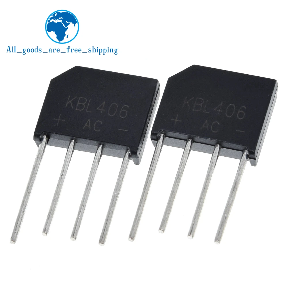 TZT 5PCS KBL406 KBL-406 4A 600V