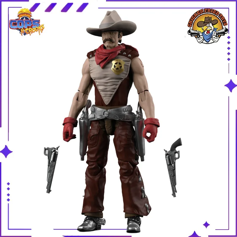 【在庫あり】フライドチキンスタジオオリジナル 1/18 COPSシリーズ マーシャルサンダウン シェリフ サンセット モバイルドール モデル玩具 男の子向けギフト