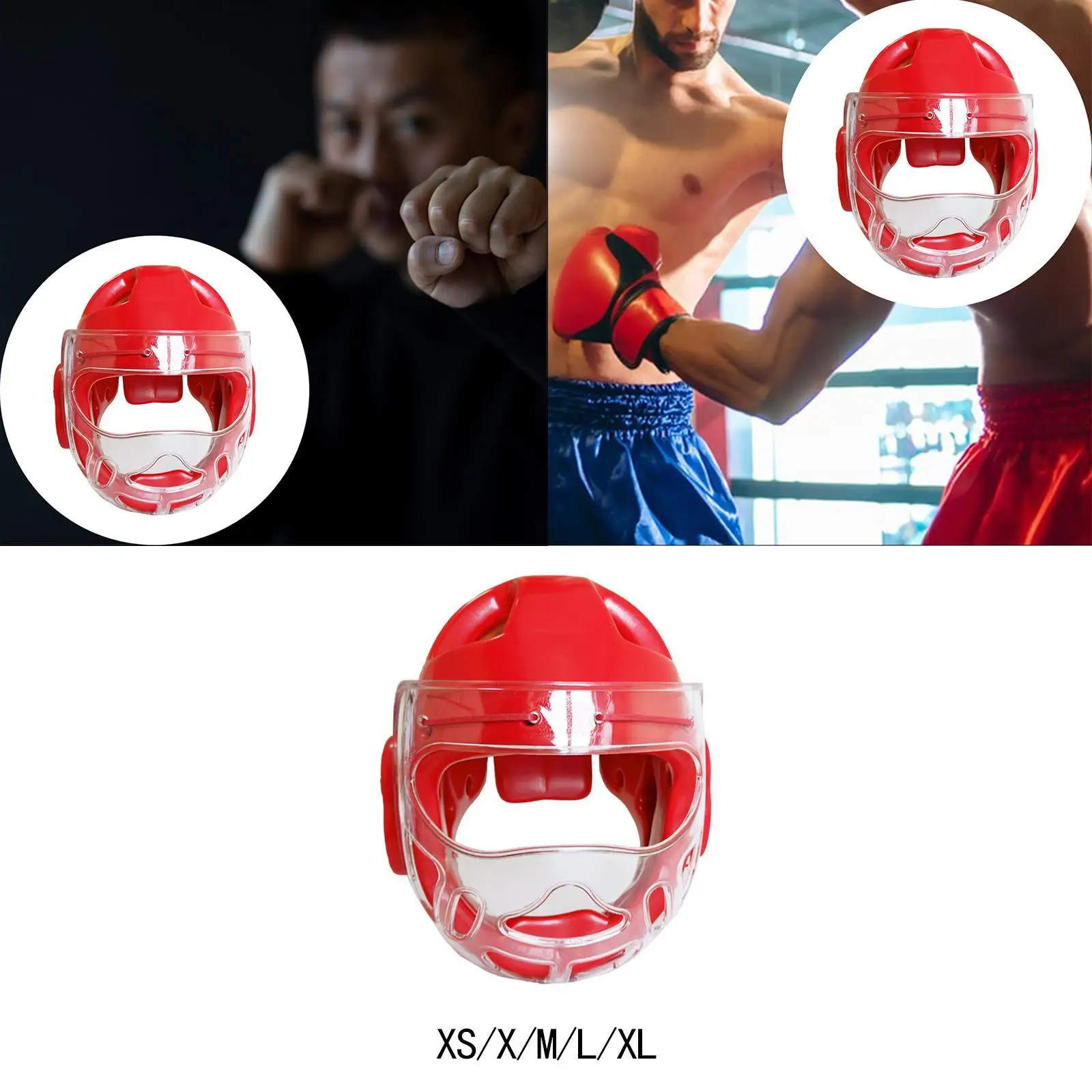 

Karate Headgear Kids Adults Lightweight Mma Portable Breathable Face Cover