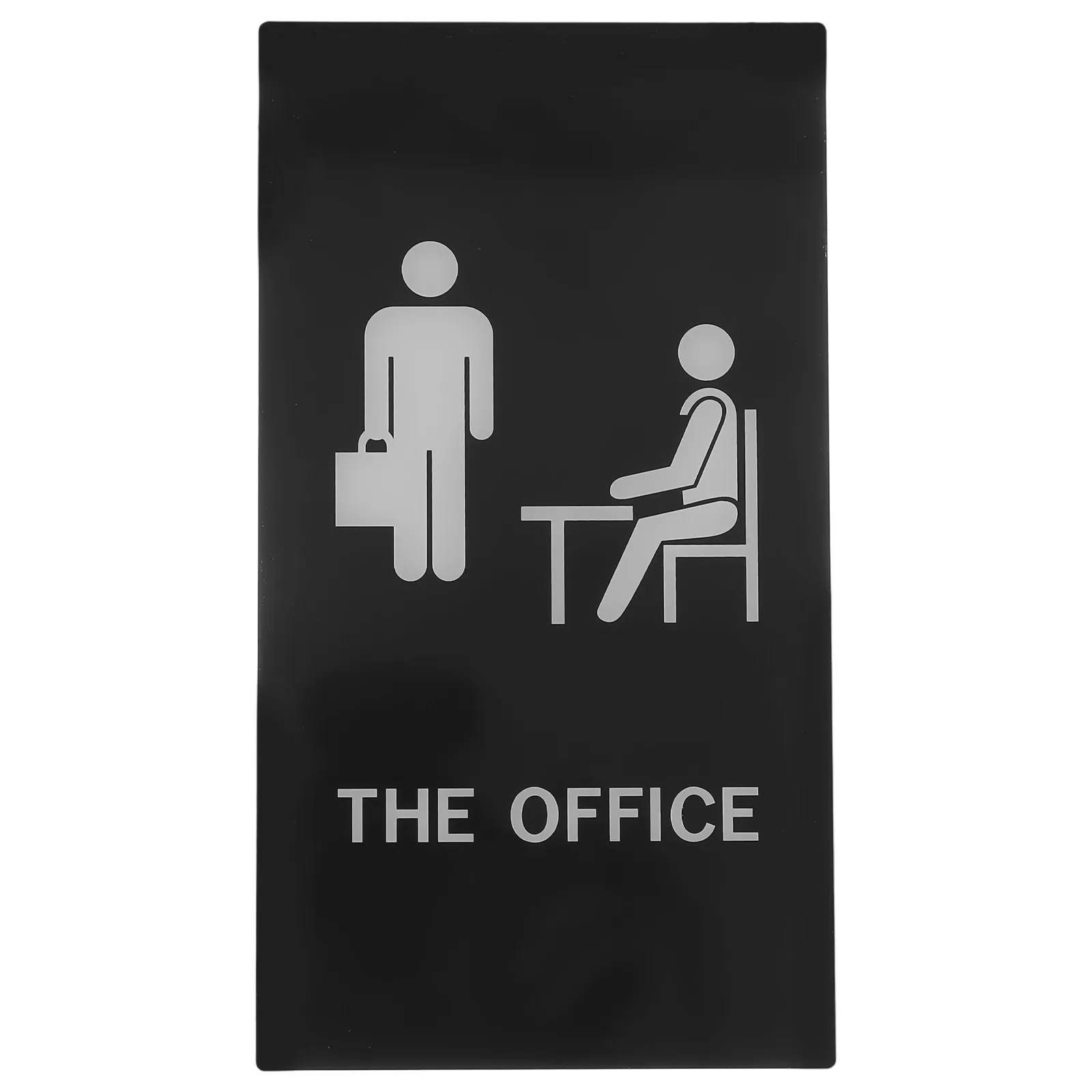 

Acrylic Office Sign Self Adhesive for Door Wall Business Name Plate Laser Printed High Adhesion Easy Install Remove No Residue