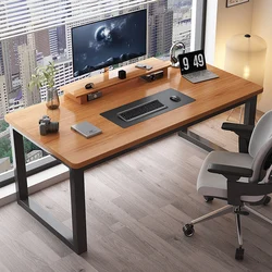 Cheap Desks Brown Office Table Work Standing Desk Computer Office Mobile Table Gaming Drawers Escritorios De Oficina Furniture