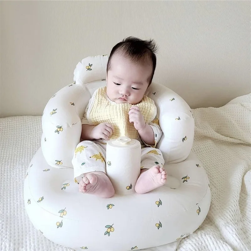 Ins Style Korean Popular Inflatable Seat Photography Props Foldable Safety Learning Seat Children\'s Home Inflatable Sofa