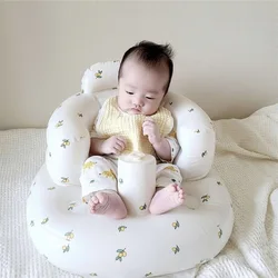 Asiento inflable de estilo Ins para niños, accesorios de fotografía, asiento plegable de aprendizaje de seguridad, sofá inflable para el hogar, Popular Coreano