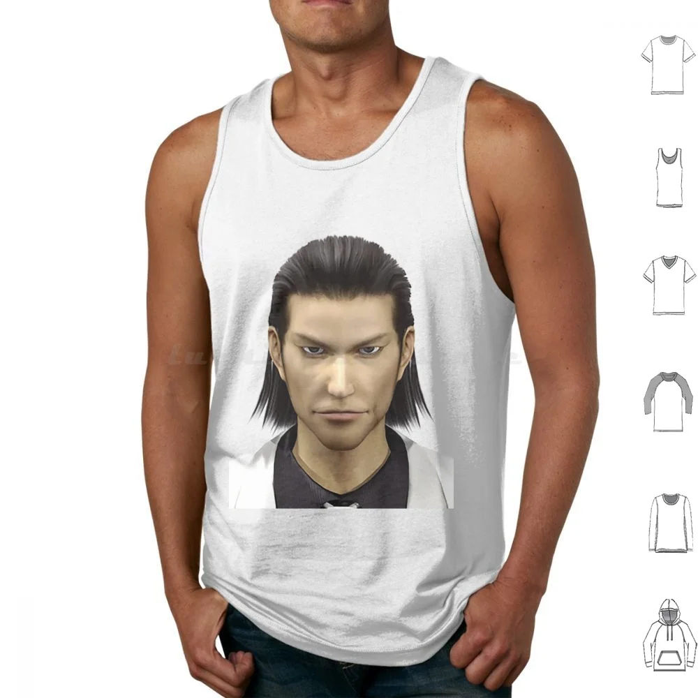 Yakuza Nishiki Tank Tops Vest Sleeveless Yakuza Nishiki Yakuza Game Video Game Gaming Kiryu Majima Ryu Ga Gotoku Japan