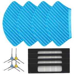 Mop Cloth Side Brush Filter Kit For Eureka NER700 Vacuum Cleaner Replacement Robot Sweeper Spare Part Accessories