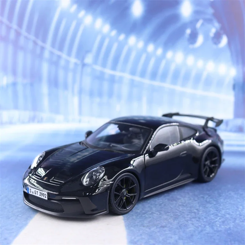 

Модель спортивного автомобиля Maisto 1:18 2022 Porsche 911 GT3, литой автомобиль из металлического сплава, украшение автомобиля, дисплей, коллекционные подарки B778