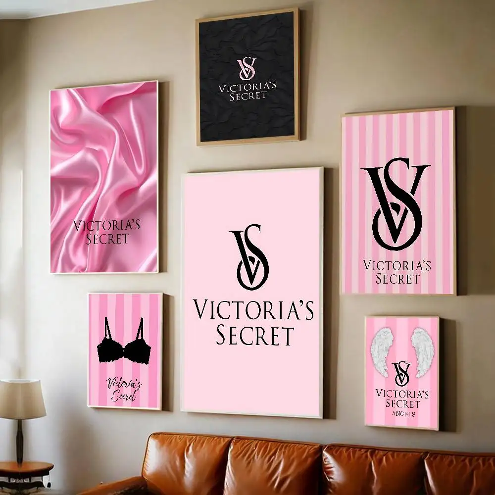 Модные роскошные постеры S-SeCret Fashion Luxury V-VictORias-S с классическими фильмами, стильные наклейки на стену для украшения гостиной, бара, декора стен комнаты