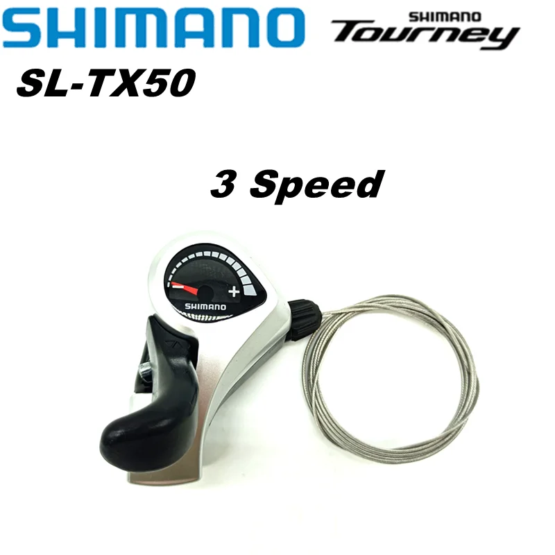 Original Shimano Tourney TX50 Thumb Shifter Gear Lever 3 6 7 18 21 Speed MTB For Mountain Bike Thumb Shifter Plus