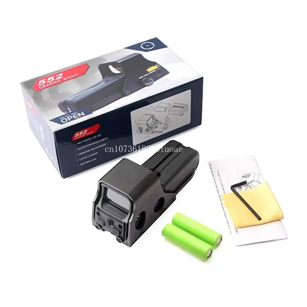 552 Tactical Red Dot Sights Holo Reflex Sight for Rifle 20mm Picatinny Rail No Magnification Parallax Outdoor Hunting Shockproof - view 2