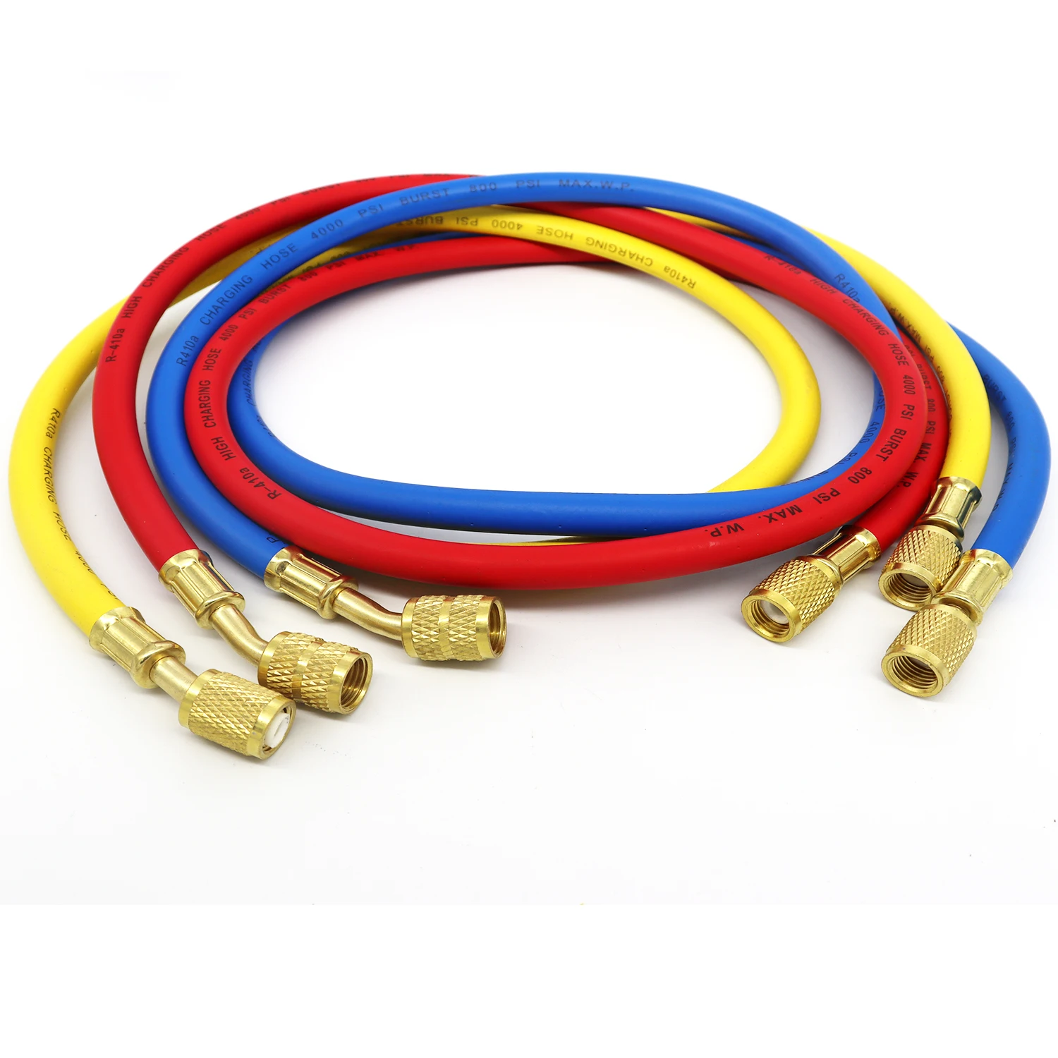 خرطوم شحن التيار المتردد أنبوب عدة خرطوم تركيبات منخفضة الخسارة لقياس مشعب تكييف الهواء المبردات R410A R32