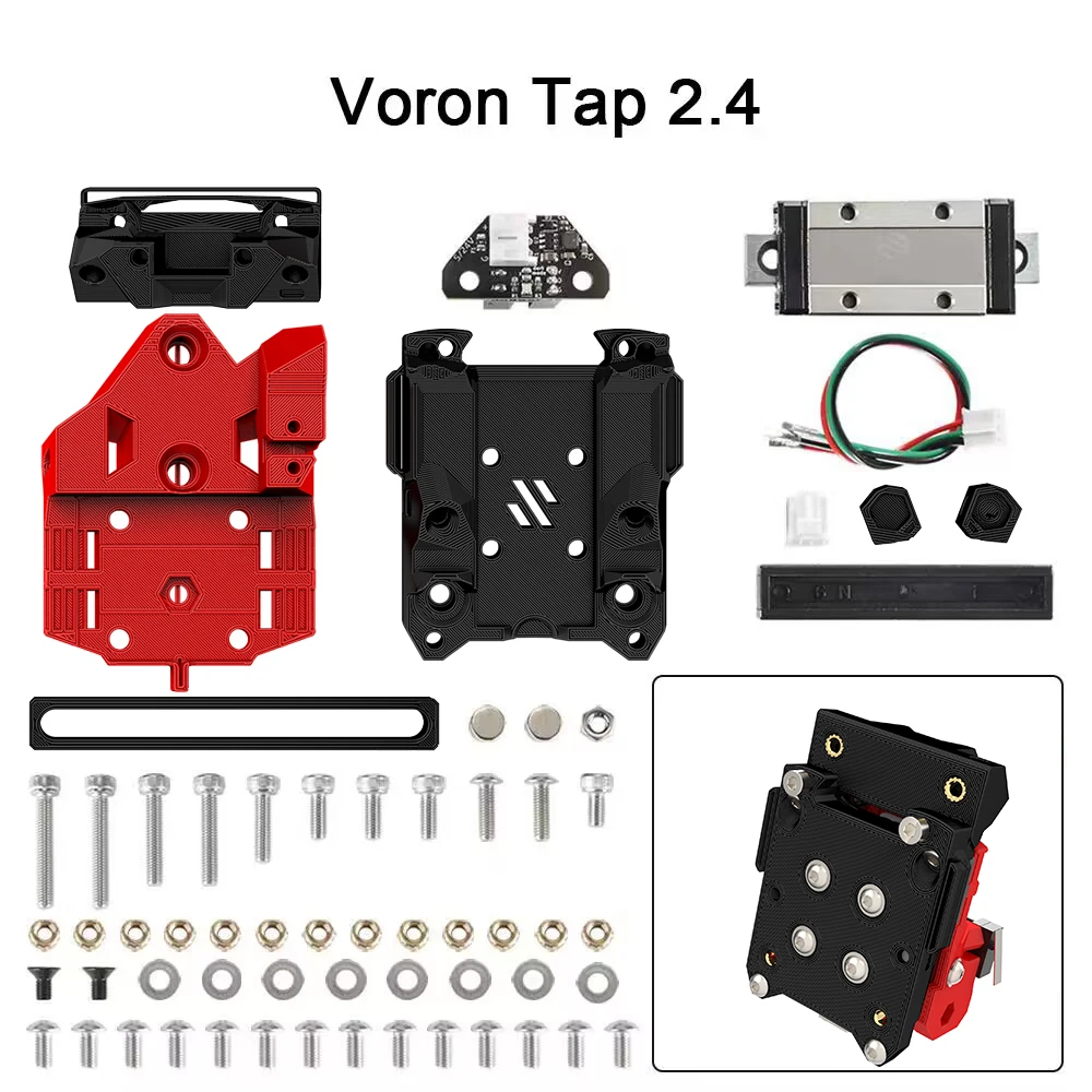 

Toaiot Voron Tap V2.4 Kit RC8 OptoTap PCB with 398 Sensor and Printed Parts suport 5V/24V for Voron2.4 R2 Trident Rail Carriage