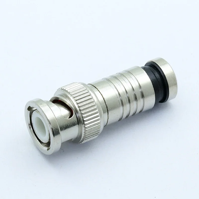50pcs BNC Compression Connector, BNC Male Plug