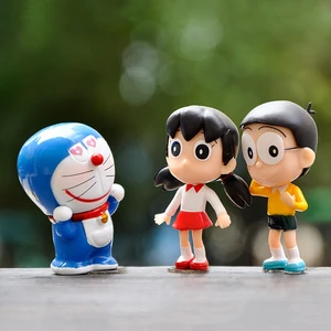 Doraemon Action Figur Spielzeug, blaue Katzenpuppen, Geburtstagsgeschenke, Dekoration, Geburtstagsgeschenke, Doraemon, Nobita, Shizuka, Minamoto, Thakehi, Gouda, Suneo, Honekawa 10 Hauptverkäufe Gouda - №4