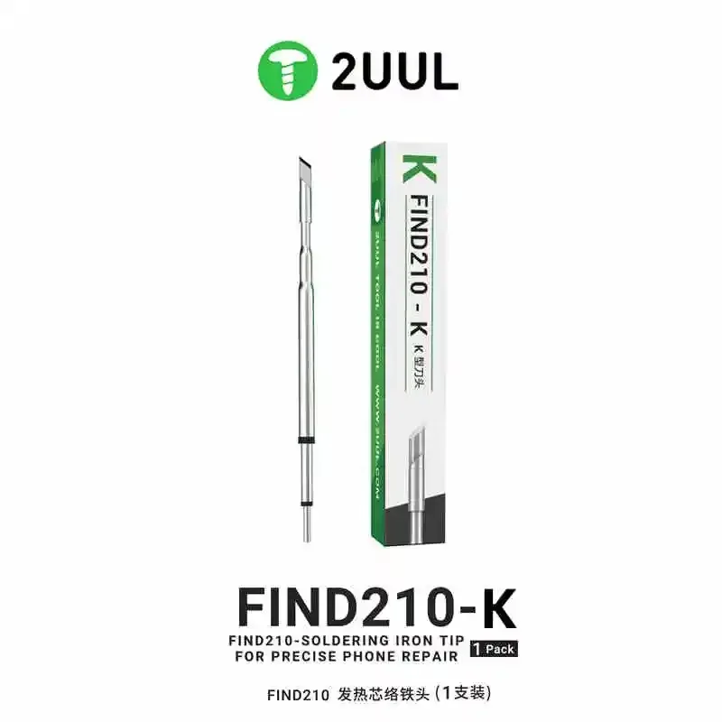 2UUL C210-K I S การประสาน Iron Tips เครื่องทําความร้อน Core การนําความร้อนที่มีประสิทธิภาพสําหรับ JBC Sugon GVM OSS T210 T26 A9 การประสาน Station