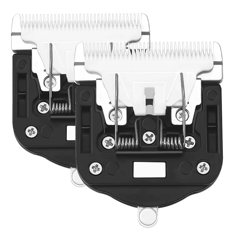 2PCS Replaceable Ceramic Blades Set,Carpet Trimmer Common Use Clipper Blade, for Carpet Clippers,Tufting Clippers