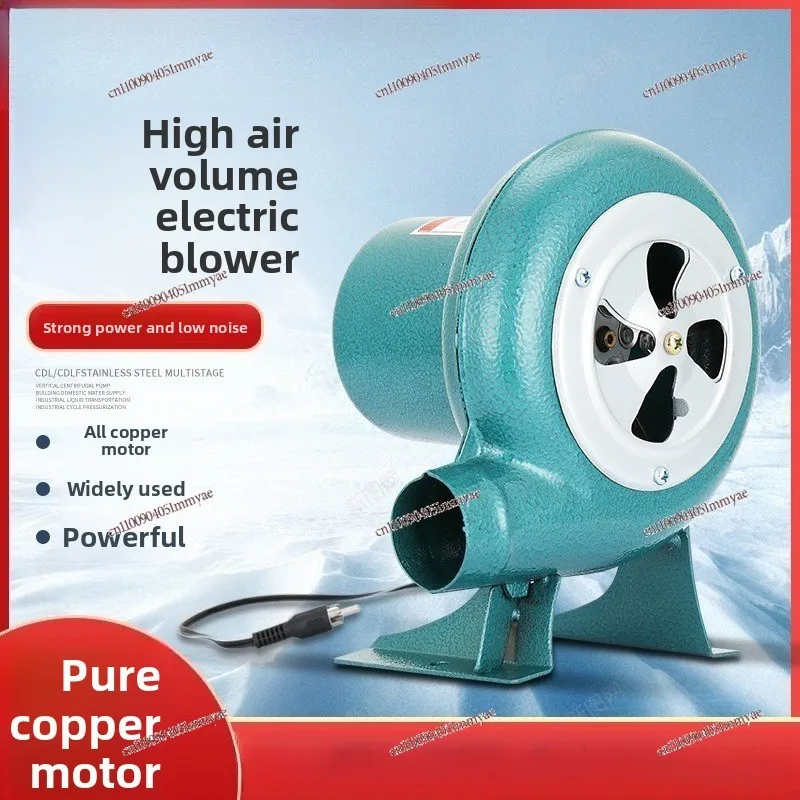 12V DC Blower, Special for Outdoor Barbecue Battery, Small Electric 220V AC and DC Adjustable Speed Hair Dryer