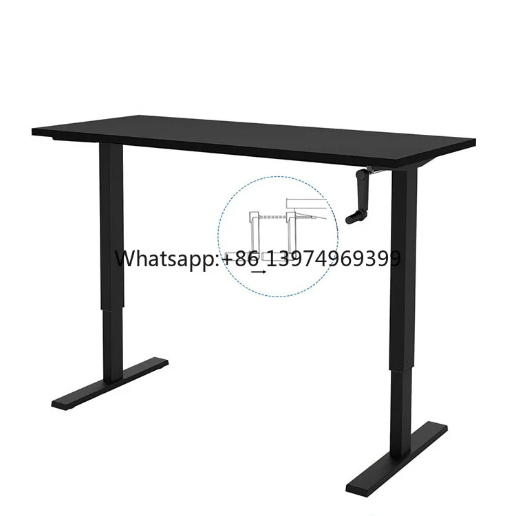 Hand Crank Height Adjustable Table Base/Hand Crank Adjustable Standing Desk Crank Adjustable Table Legs