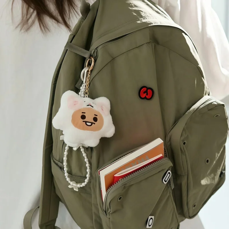 Cute Cartoon Koala Cookie Puppy Bunny Horse Alien Figure Plush Keychains Lovely Soft Doll Bag Charms Kawaii Adorable Ornaments view 4