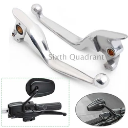 Chrome Aluminum Motorcycle Brake and Clutch Lever Handlebar For Harley Davidson Touring Road King Street Glide 2014 2015 2016