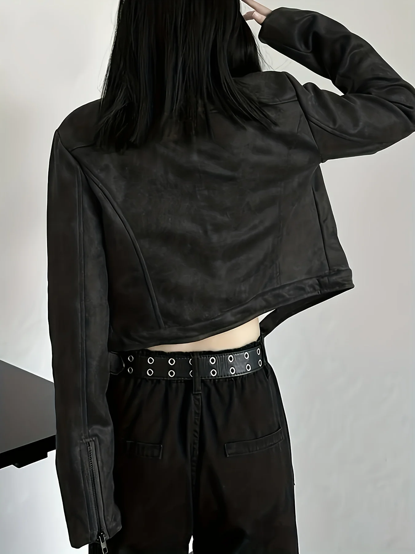 Elegant Directed Women's Autumn Winter New Vintage Zipper Open Cardigan Fashion Jacket
