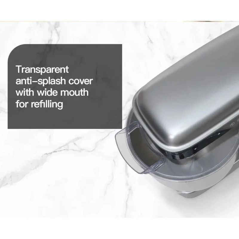 Birui Customized 10L Commercial Blender Touch Control Planetary Electric Food Mixer Carbon Steel Blades 1300-2200W Plastic