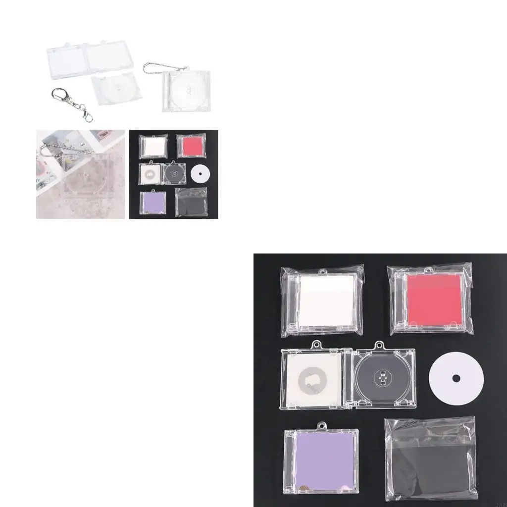  Blank Disc Case Peripherals Commemorative Album Blank Disc Case Pendant For Keychain Backpack Hanging Decorations