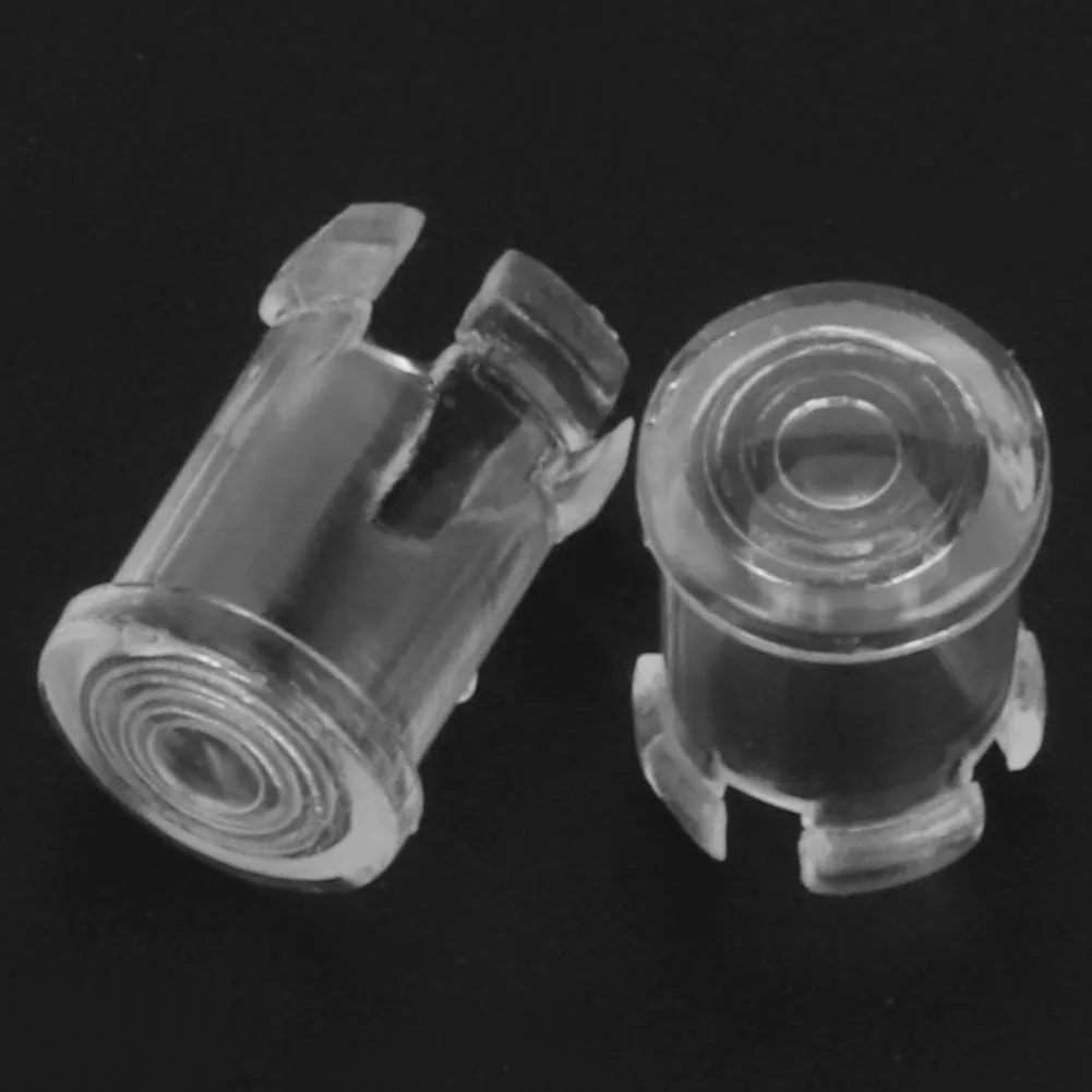 100Pcs Nylon LED Light Emitting Diode Transparent Lamp Light Protective Cover 5mm