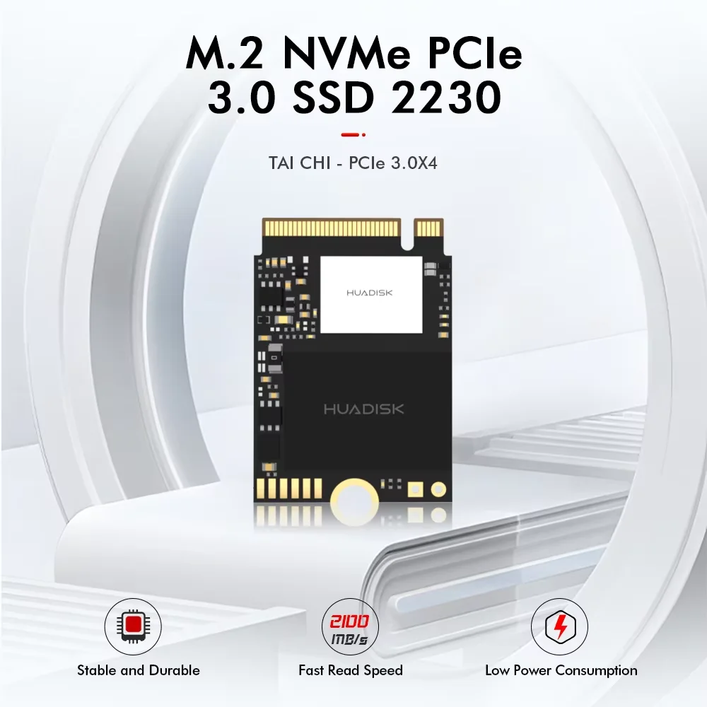 

HUADISK M.2 2230 NVMe SSD 256 ГБ 512 ГБ 1 ТБ PCIe3.0 Жесткий диск для Steam Deck Microsoft Surface ProX/Pro7 ROG ALLY SSD Замена
