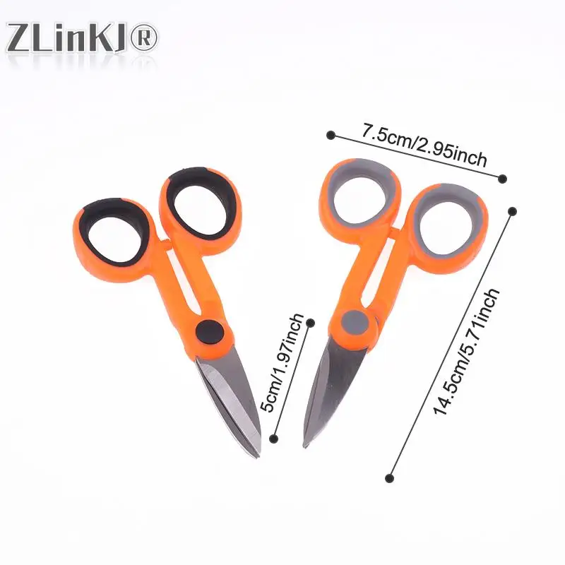 High Quality Fiber Optic Kevlar Cutter Scissors Kevlar Aramid Fiber Sharp Scissors Jumper Wire Pigtail Tools Electrician Tools