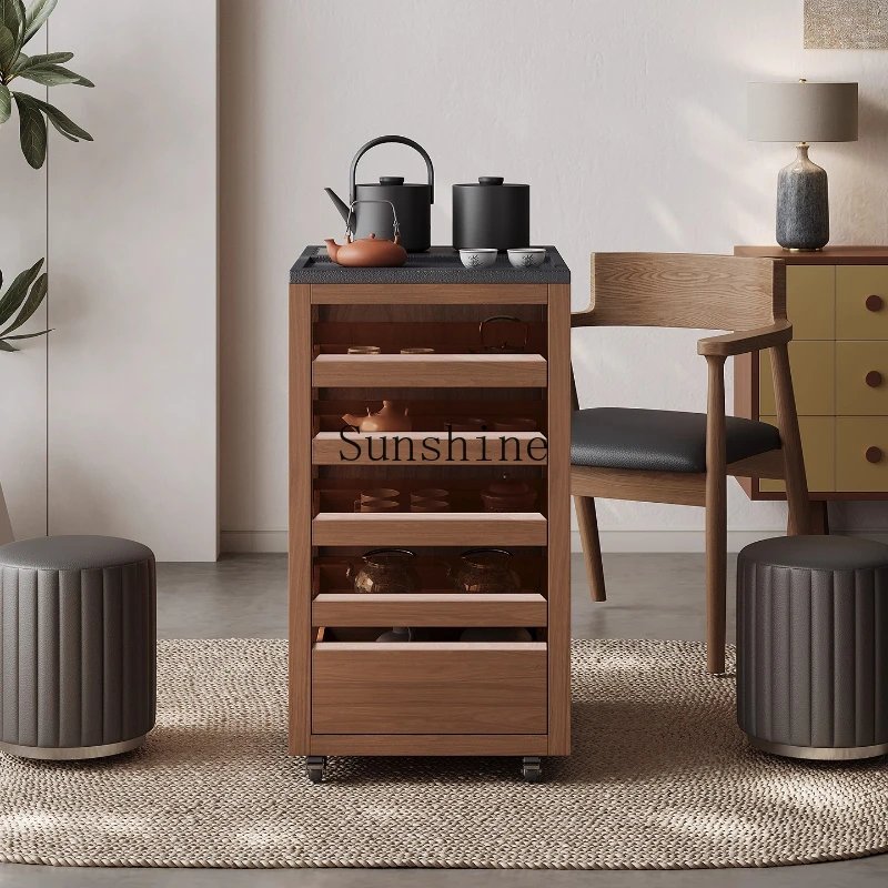 

Can store plexiglass tea cabinet mobile tea table rack