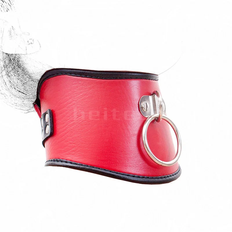 Faux Leather Neck Collar Posture Corset Bondage Straighten Up Trimming Binding Slave BDSM Bondage Strap Harness Sex Adult Game