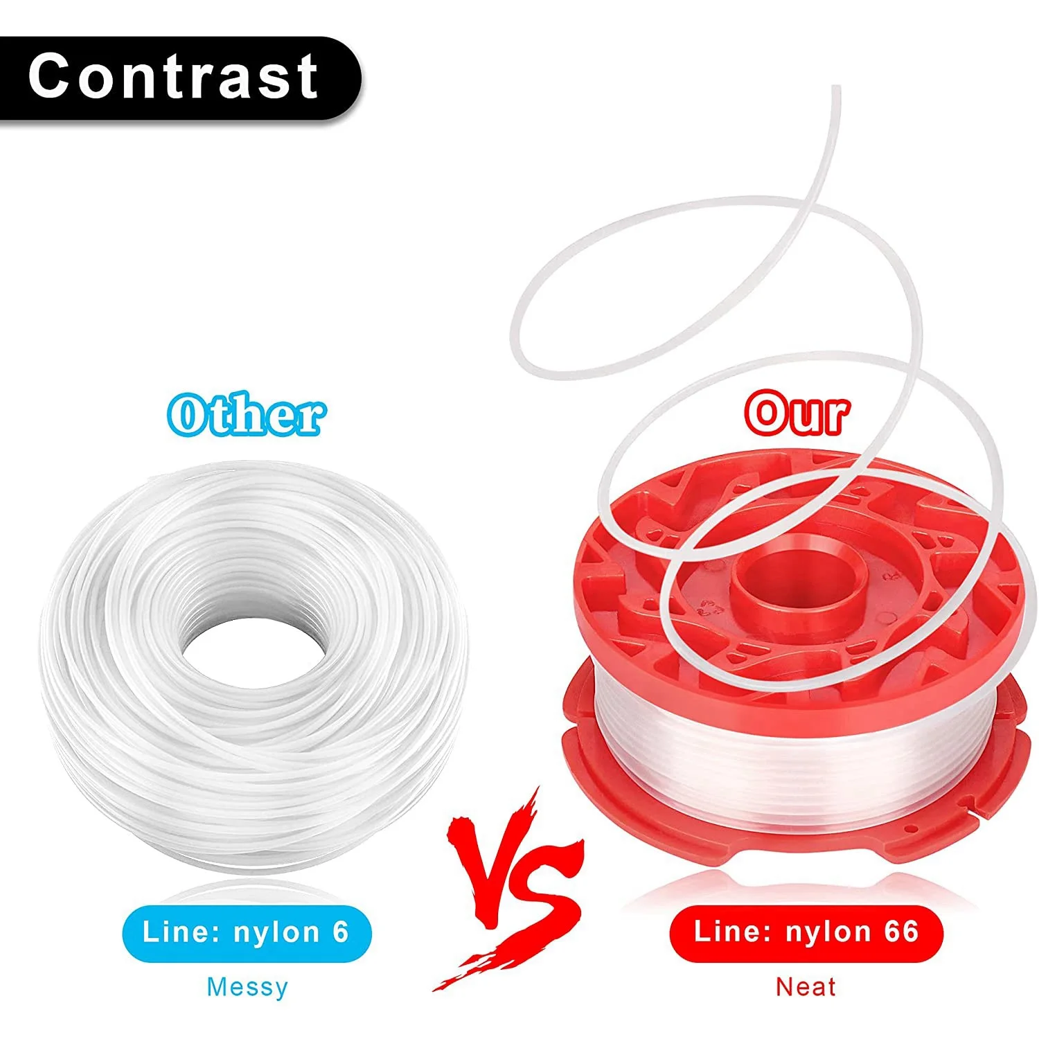 CMHI-триммерная леска, леска для поедания сорняков, сменная леска для триммера для струн, леска для катушки триммера для травы с автоматической подачей