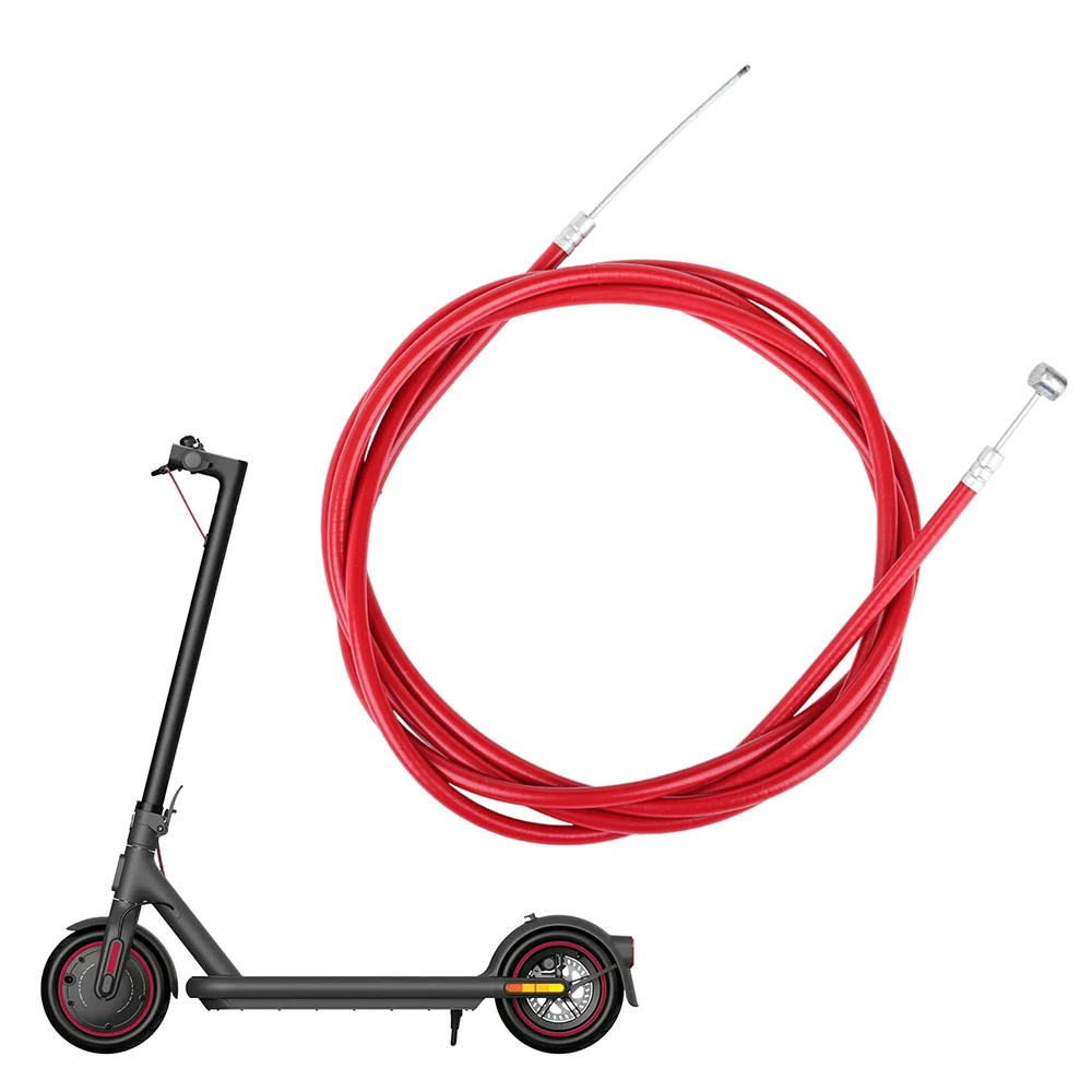 Brake Cable For Xiaomi 4 Pro Electric Scooter Brake Wire Line Red Tube Length 195cm Kickscooter Parts