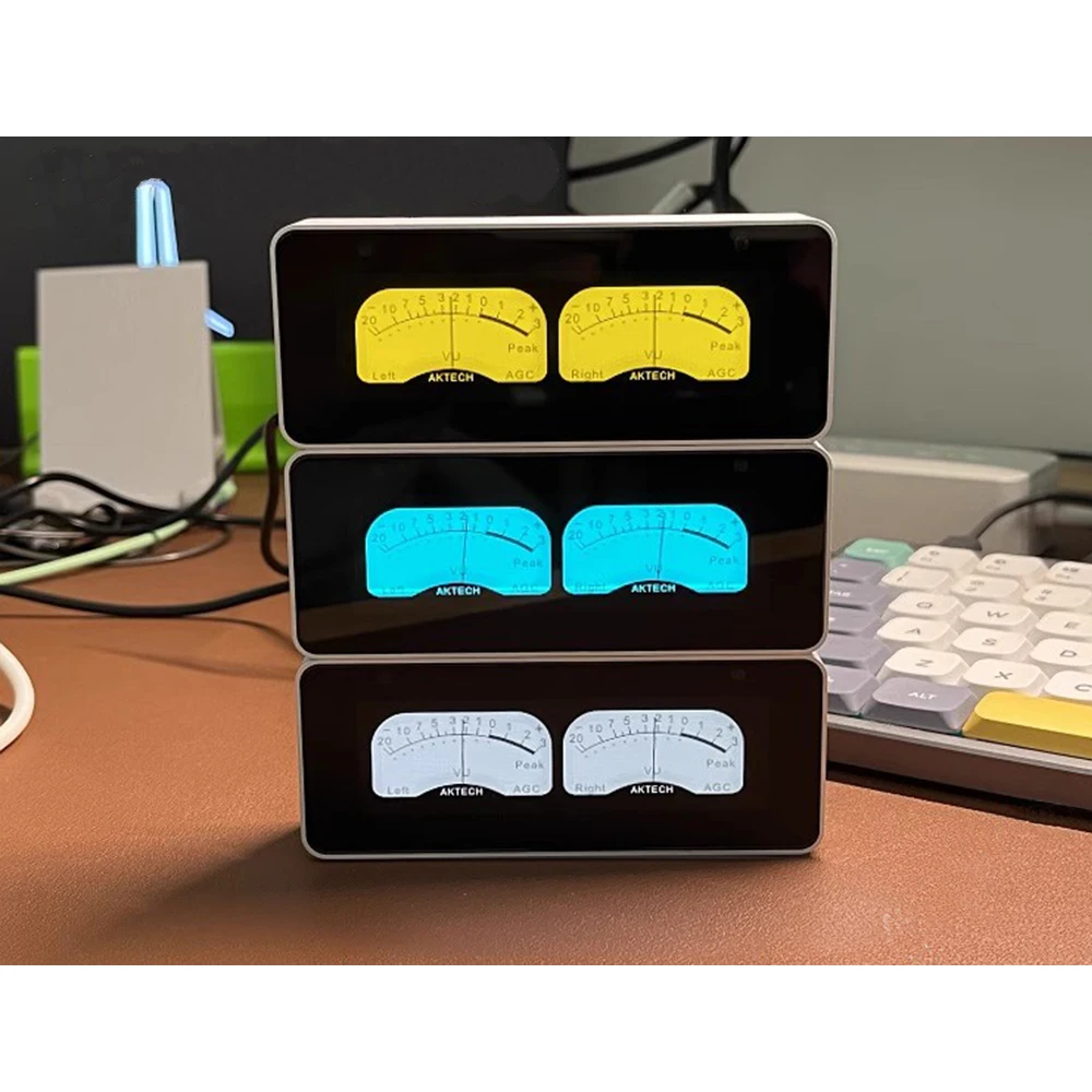 AIYIMA-الموسيقى مؤشر الطيف الصوتي ، مؤشر المستوى ، VU متر ، محلل الطيف ، الديك عرض مؤشر رقمي ، AIYIMA