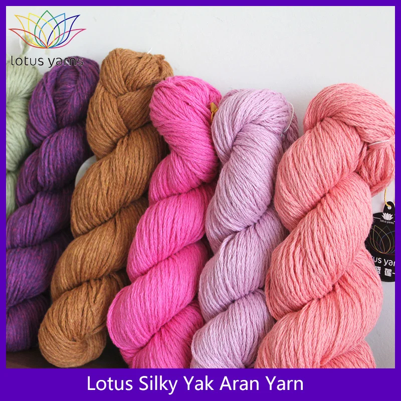 1*50g hank  Silk Yak Aran Weight Yarn  Hand knitting Crochet DIY Soft For Fashion Garments Baby Clothes