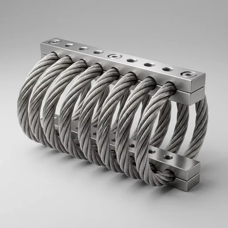 New Compact Wire Rope Isolator Vibration Damping Rubber Shock Absorber From the Industry with Excellent Performance
