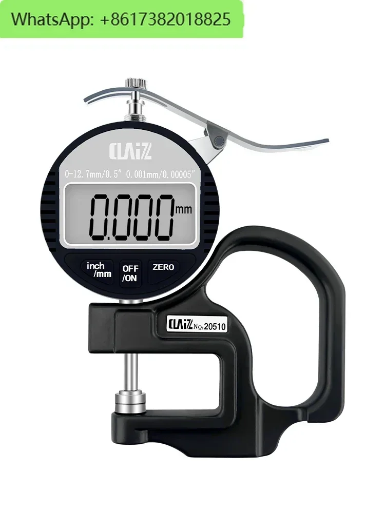 Digital display percent/thousand gauge thickness gauge 0.001MM paper film leather thickness gauge high-precision thickness