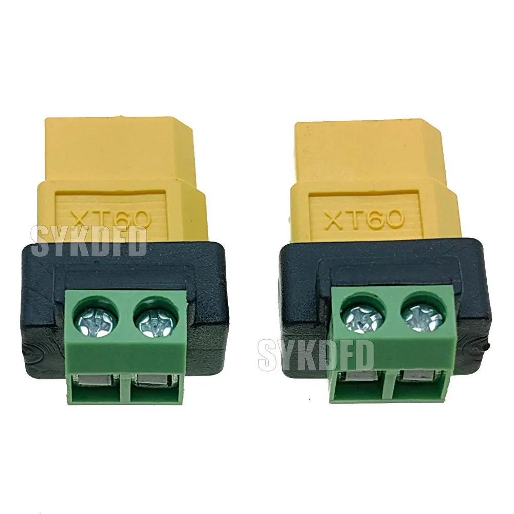 

1-10Pcs Upgraded XT60 Female to 2P Green Connector Cable for Efficient Power Transfer In Solar Energy Devices X7JC