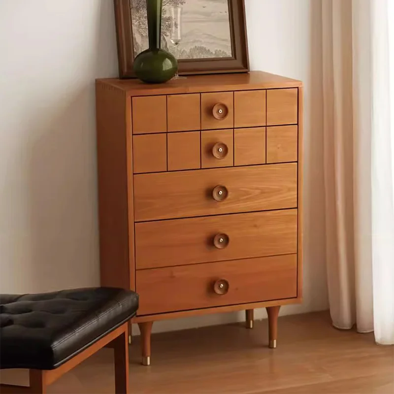 

Nordic Curio Storage Cabinet Vintage Drawer File Luxury Storage Cabinet Tall Safety Woonkamer Kasten Living Room Furniture